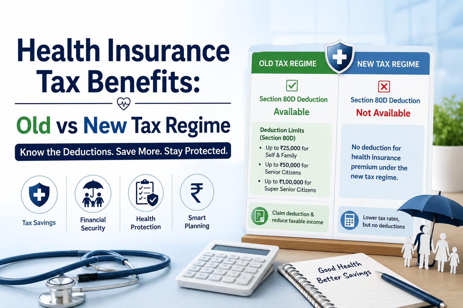 Health Insurance Tax Benefits: Old Vs New Tax Regime